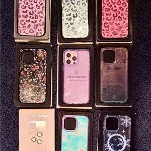 Velvet Caviar Phone Cases and Crystal Lens Protectors for iPhone 14 ProMax